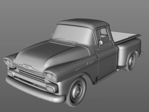 chevy 3100 apache pickup 1958 3D Model