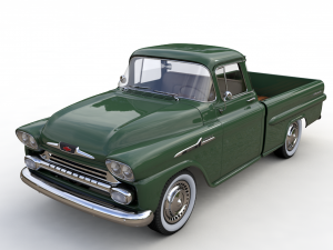 chevy 3100 apache pickup fleetside 1958 3D 모델