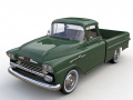 chevy 3100 apache pickup fleetside 1958 3D 모델