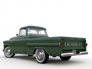chevy 3100 apache pickup fleetside 1958 3Dモデル