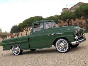chevy 3100 apache pickup fleetside 1958 3D Model