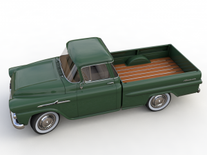 chevy 3100 apache pickup fleetside 1958 3Dモデル