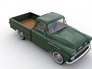 chevy 3100 apache pickup fleetside 1958 3Dモデル