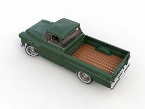 chevy 3100 apache pickup fleetside 1958 3Dモデル
