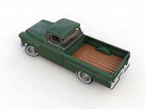 chevy 3100 apache pickup fleetside 1958 3D Model