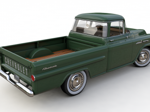 chevy 3100 apache pickup fleetside 1958 3Dモデル