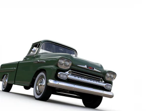 chevy 3100 apache pickup fleetside 1958 3D Model
