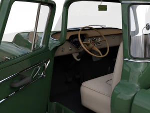 chevy 3100 apache pickup fleetside 1958 3D Model