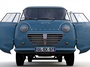 goliath express 1100 wagen 1957 Modello 3D