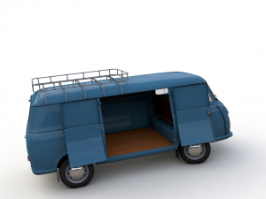 goliath express 1100 wagen 1957 Modello 3D