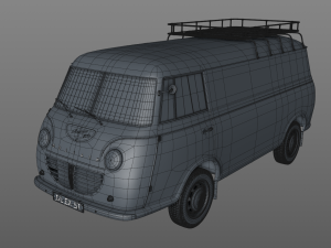 goliath express 1100 wagen 1957 Modello 3D