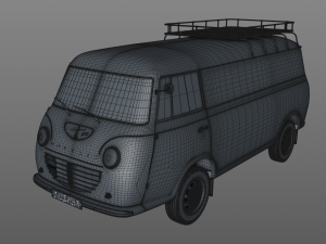 goliath express 1100 wagen 1957 Modello 3D