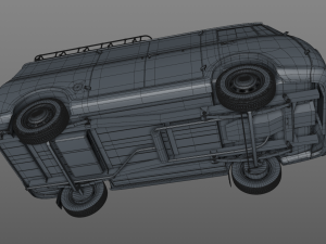 goliath express 1100 wagen 1957 Modello 3D