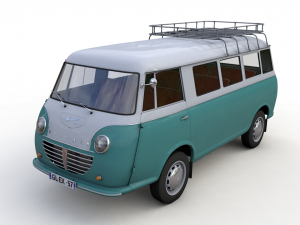 goliath express 1100 minibus 1957 3D Model