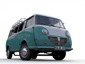 goliath express 1100 minibus 1957 3D Model