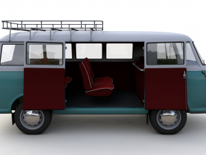 goliath express 1100 minibus 1957 3D Model