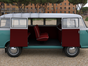 goliath express 1100 minibus 1957 3D Model