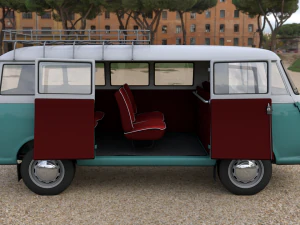 goliath express 1100 minibus 1957 3D Model