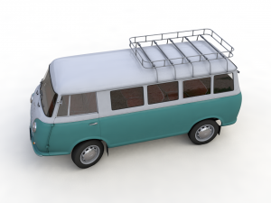 goliath express 1100 minibus 1957 3D Model