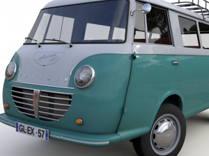 goliath express 1100 minibus 1957 3D Model