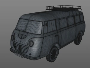 goliath express 1100 minibus 1957 3D Model