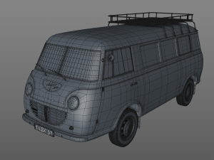 goliath express 1100 minibus 1957 3D Model