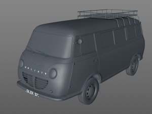 goliath express 1100 minibus 1957 3D Model