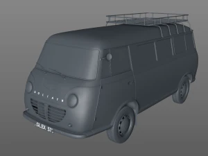 goliath express 1100 minibus 1957 3D Model