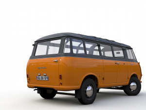 goliath express 1100 luxusbus 1957 3D Model