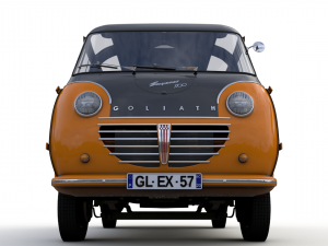 goliath express 1100 luxusbus 1957 3D Model