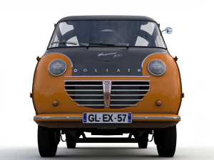 goliath express 1100 luxusbus 1957 3D Model