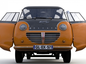 goliath express 1100 luxusbus 1957 3D Model