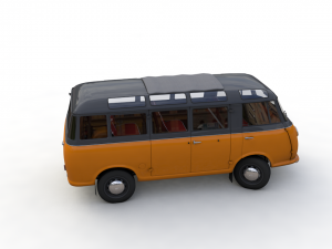 goliath express 1100 luxusbus 1957 3D Model
