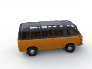 goliath express 1100 luxusbus 1957 3D Model