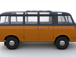 goliath express 1100 luxusbus 1957 3D Model