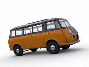 goliath express 1100 luxusbus 1957 3D Model