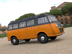 goliath express 1100 luxusbus 1957 3D Model