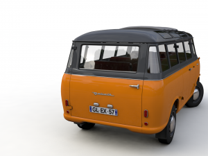 goliath express 1100 luxusbus 1957 3D Model