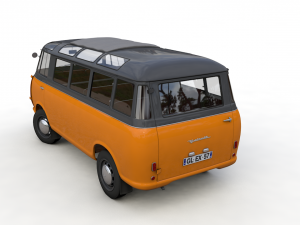 goliath express 1100 luxusbus 1957 3D Model
