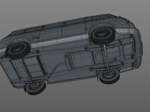 goliath express 1100 luxusbus 1957 3D Model