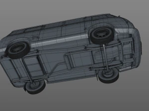 goliath express 1100 luxusbus 1957 3D Model