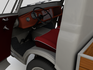 goliath express 1100 pickup 1957 Modelo 3D
