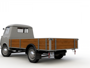 goliath express 1100 pickup 1957 Modelo 3D