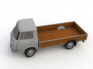goliath express 1100 pickup 1957 Modelo 3D