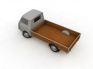 goliath express 1100 pickup 1957 Modelo 3D