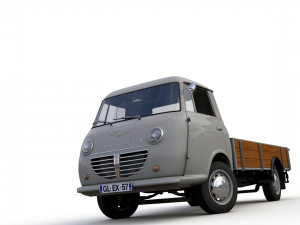 goliath express 1100 pickup 1957 Modelo 3D