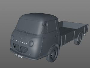 goliath express 1100 pickup 1957 Modelo 3D