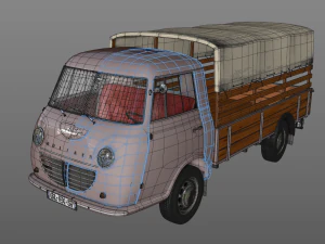 goliath express 1100 pickup 1957 3D Model