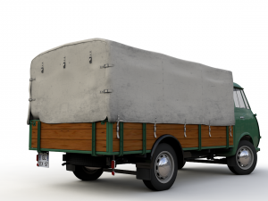 goliath express 1100 pickup 1957 3D Model