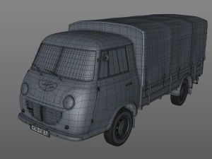 goliath express 1100 pickup 1957 3D Model